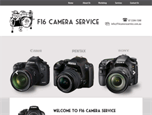 Tablet Screenshot of f16cameraservice.com.au